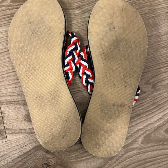NAUTICA red, white, and blue flip flops - Picture 3 of 4